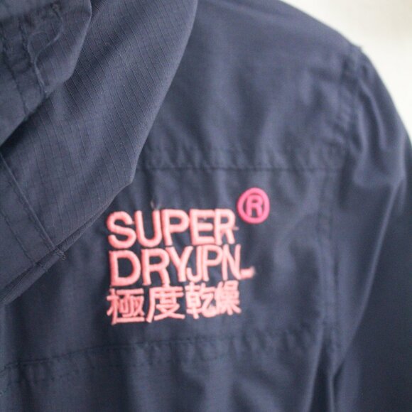 Superdry Wincheater Japan Hooded Jacket Size Medium - Picture 5 of 10